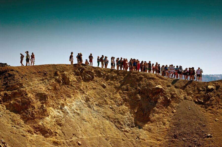 1-Day Boat Trip: Santorini Volcano, Thirassia & Oia Sunset - Sailing beneath Oia instead of watching sunset at sea