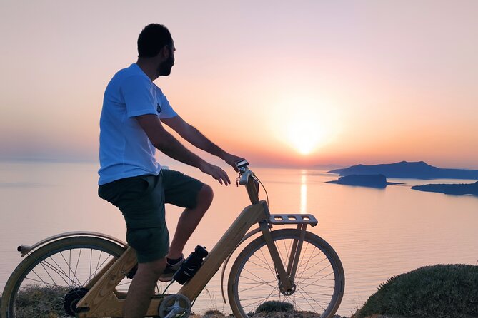 2-hour Private Wooden E-Bike Tour in Emporio Castle, Santorini - Starting beside Perissa Black Beach