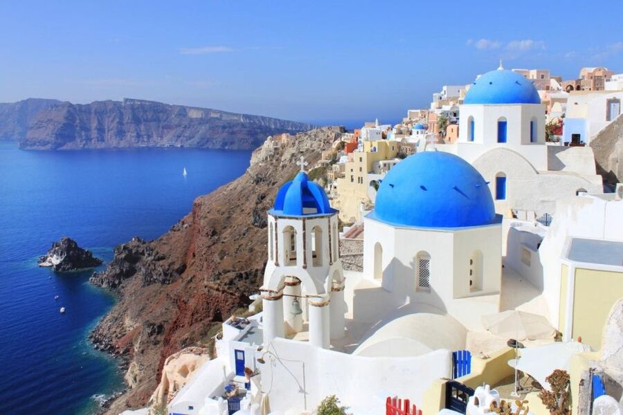 6-h Best of Santorini Sightseeing Guided Tour - Profitis Ilias above Pyrgos