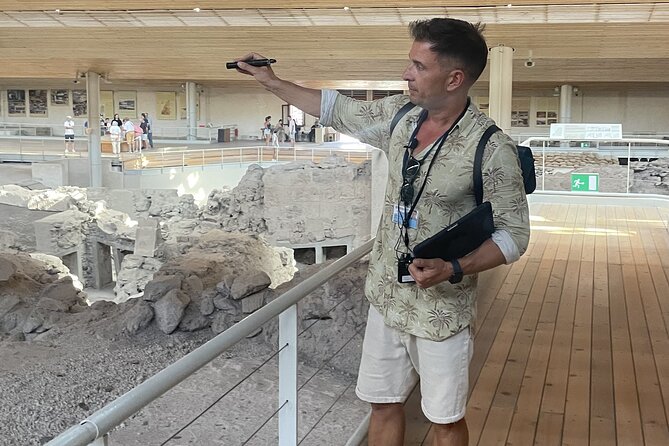 Akrotiri Private Guided Tour with an Archaeologist - Walking through the prehistoric city