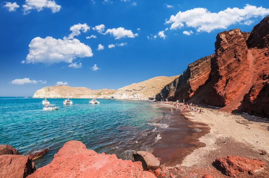 Archaeological Bus Tour To Akrotiri Excavations & Red Beach - What to bring for a seven-hour outing