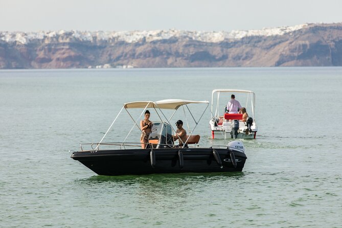 Boat Rental in Santorini License Free - Santorini’s coast from a different angle