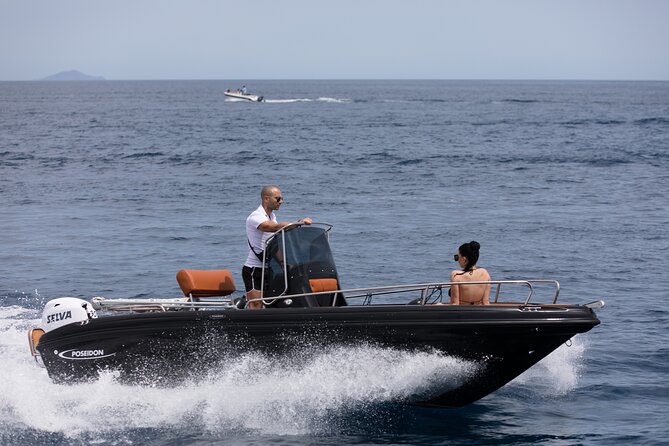 Boat Rental in Santorini License Free - Sunset is part of the appeal