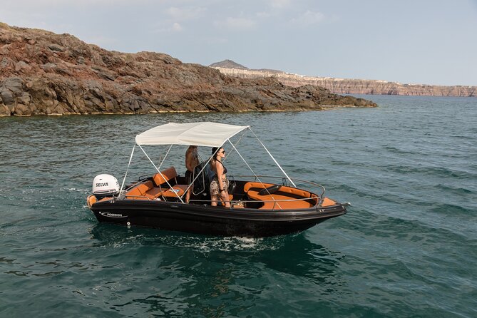 Boat Rental in Santorini License Free - A full day on the water, from 10am to after sunset