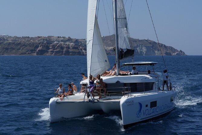 Caldera Cruise with Swim Stops, BBQ on board and drinks! - Hot springs and swimming stops