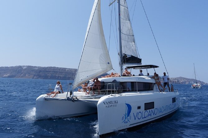Caldera Cruise with Swim Stops, BBQ on board and drinks! - What the $122.56 price really covers