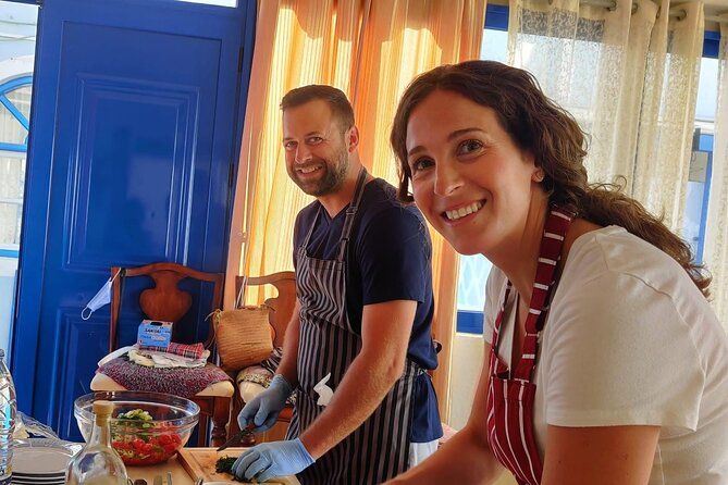 Cooking Class and Wine Tasting in Santorini - What you eat at lunch
