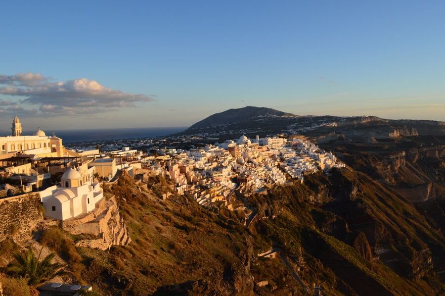 Cruise Traveller's Shore Excursion - Prophet Elias gives you Santorini from above