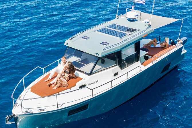 Diamond 36 Private Motor Yacht Caldera Cruise - Pickup removes much of Santorini’s transport hassle