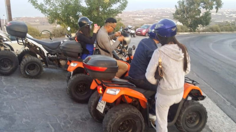 Discover Santorini on Quadbike Available with pick up! - Pickup at your hotel, Airbnb, port, or airport