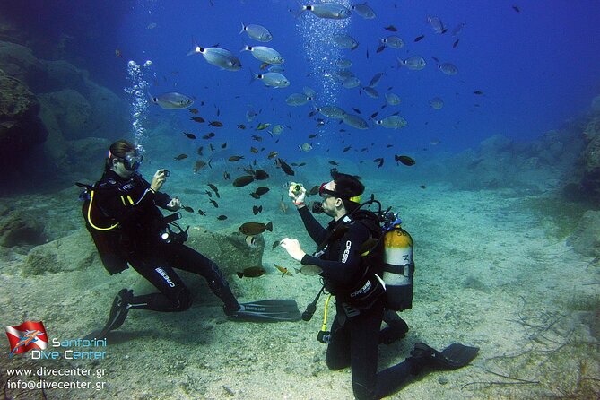 Discover Scuba Diving in the Caldera of the Volcano in Santorini - Getting comfortable in waist-deep water