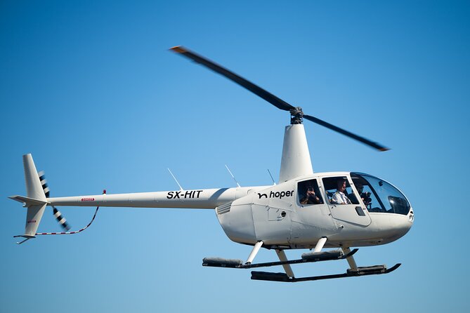 Experience Santorini Sunset by Helicopter - Palea and Nea Kameni, Santorini’s dark volcanic core
