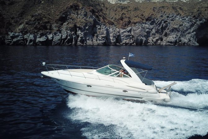 Explore Santorini’s volcano with Alex Private Boat Rental - Palea Kameni, lava rock, and a quieter swim