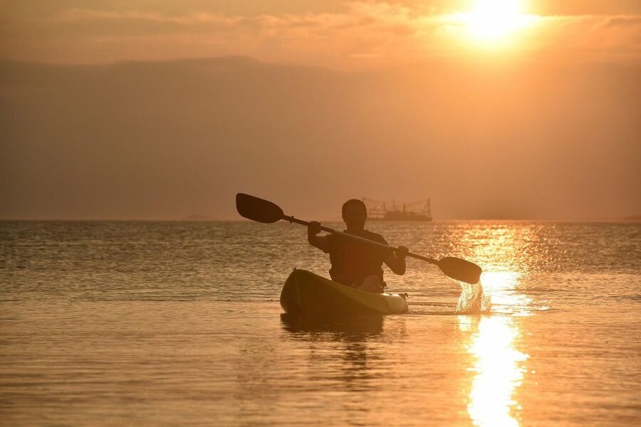 Explore Santorini's Waters: Kayak Rental Adventure - Starting at Perivolos Beach