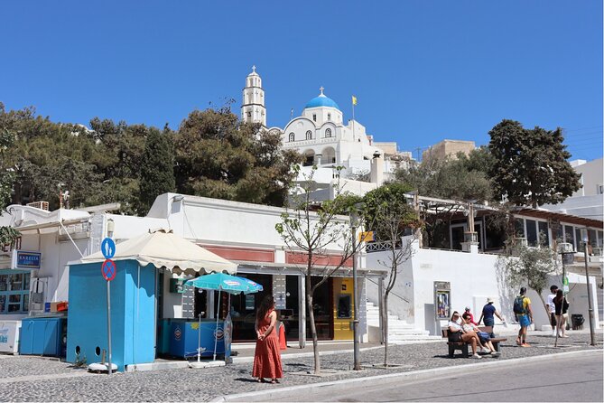 Fira Walking Tour: Explore Top Sights & Hidden Gems - Saint John the Baptist Cathedral in central Fira