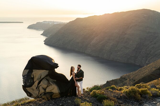 Flying Dress © Photoshoot in Santorini: Happy Birthday Package - Getting There From a Cruise Ship