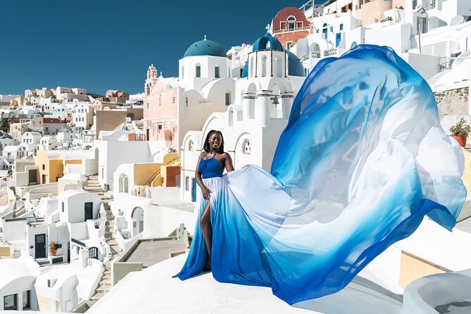 Flying Dress © Photoshoot in Santorini: Mr. President Package - Who should book this experience