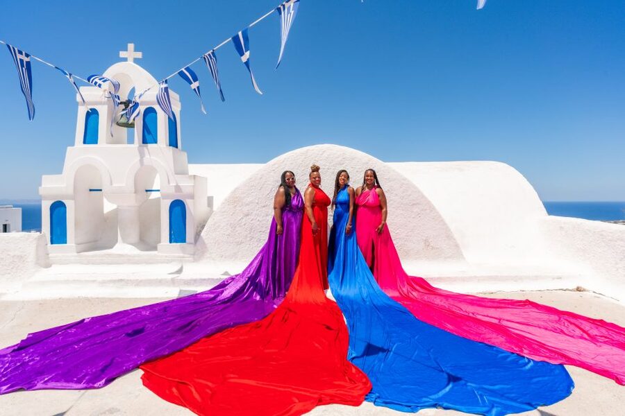 Flying Dress Santorini Photoshoot - Is $182 good value?