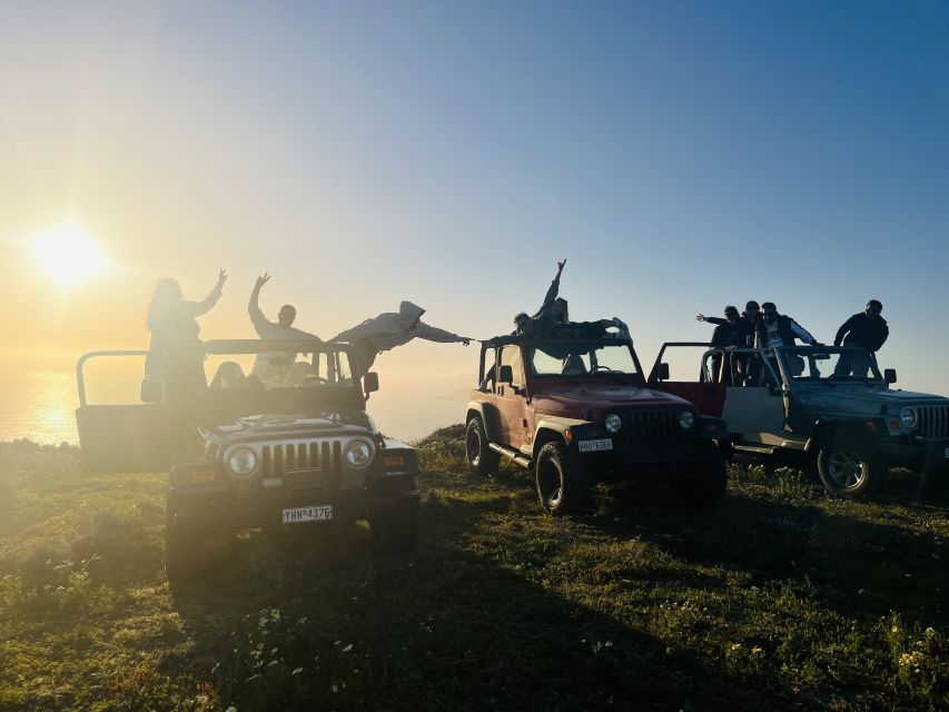 From Fira: Santorini Wrangler Jeep Convoy Tour & Villages - Why this Jeep tour works for seeing Santorini