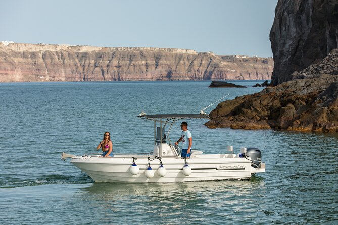 Full Day Boat Rental with License in Santorini - Key points to know before booking