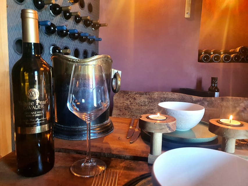 Imerovigli: Premium Wine Tasting with Caldera and Sea Views - The vineyard walk and Santorini’s basket-shaped vines