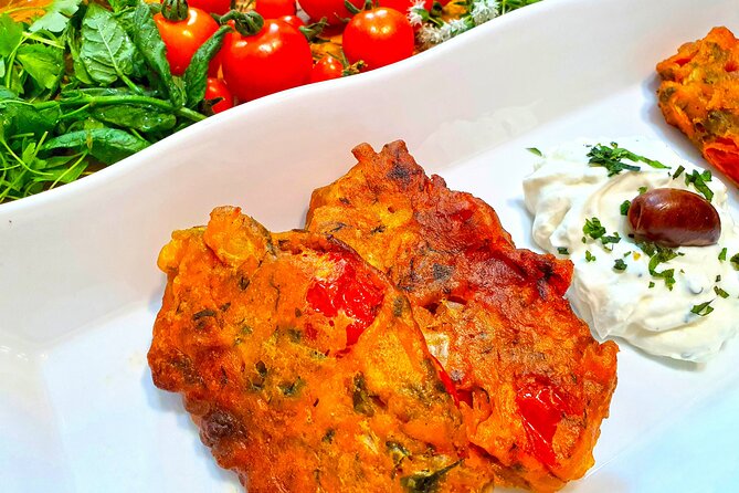 Miss Anna Santorini Cooking Class - Wine, appetizers, and the Greek welcome