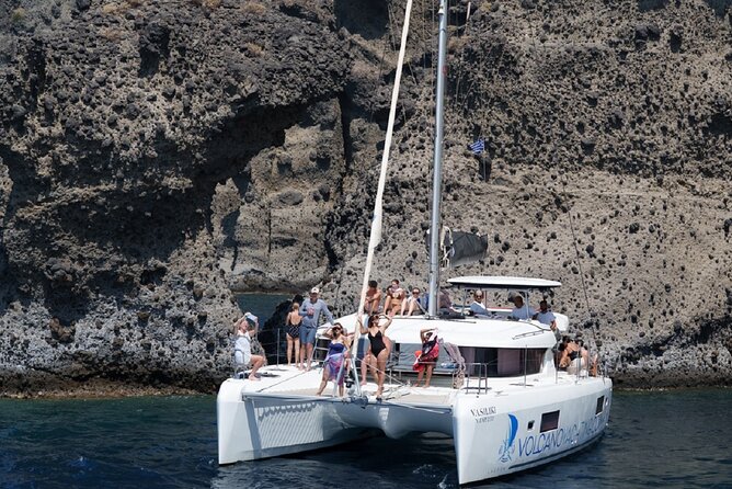 Morning Caldera Cruise with BBQ Meal and Drinks - The caldera looks different from the water