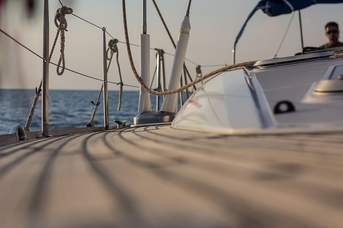 Morning Caldera Sailing Cruise - Mesa Pigadia and the best swimming stop