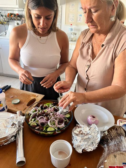 Oia: Greek Cooking Class and Lunch with a Local Grandmother - Three hours of cooking, not just watching