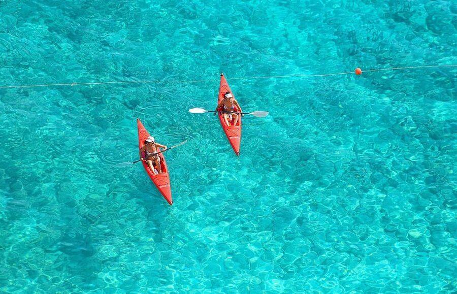 Perissa: Santorini Jet Skiing, Tubing, and Kayaking Package - The 20-minute jet ski ride delivers the quickest rush