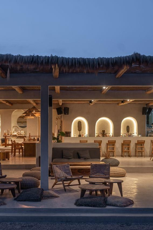 Perivolos: Beach Experience at Wet Stories - DJ music and the mood after sunset