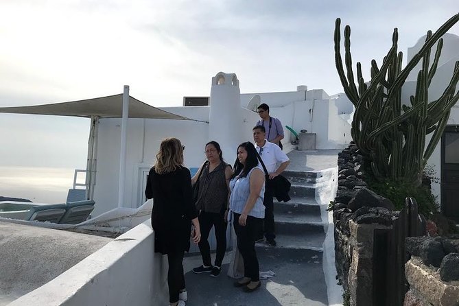 Private 5 Hours Highlights Tour by Native Guide with Wine Tasting - Estate Argyros: four glasses and a volcanic wine lesson