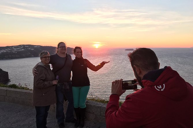 Private 5 Hours Highlights Tour by Native Guide with Wine Tasting - Kamari Beach and the black volcanic shore