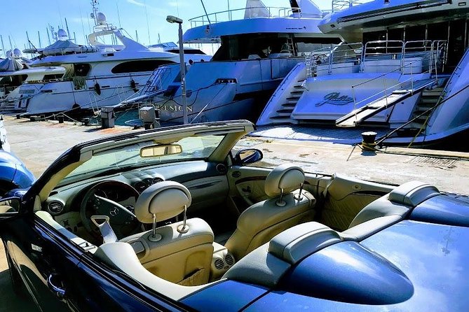 Private Cabrio 5 Hours Santorini Highlights Tour - Perissa’s Black Sand and Mesa Vouno