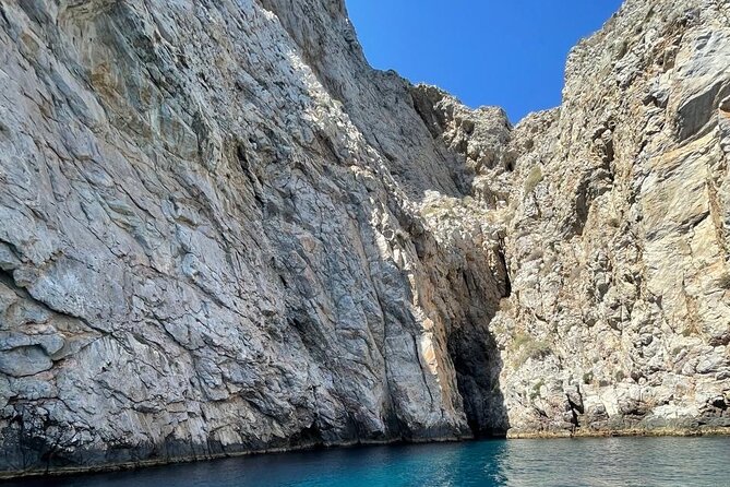 Private Caldera Cruise with Motor Yacht in Santorini - Red Beach, with its volcanic color