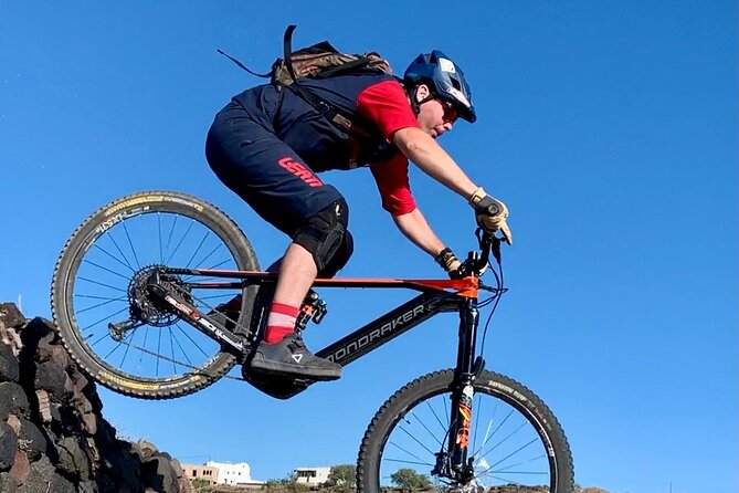 Private Electric Mountain Bike Experience and Tour in Santorini - Lava rock and the Kerkezou beach stop