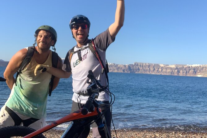 Private Electric Mountain Bike Experience and Tour in Santorini - Santorini’s windmills and the 360-degree view