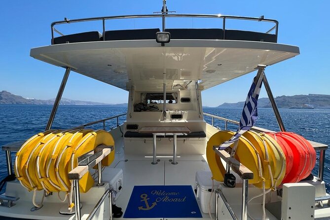 Private Full-Day Motor Yacht Cruise with Meal, Open Bar+Transfers - Mesa Pigadia, Indian Rocks, and the lighthouse