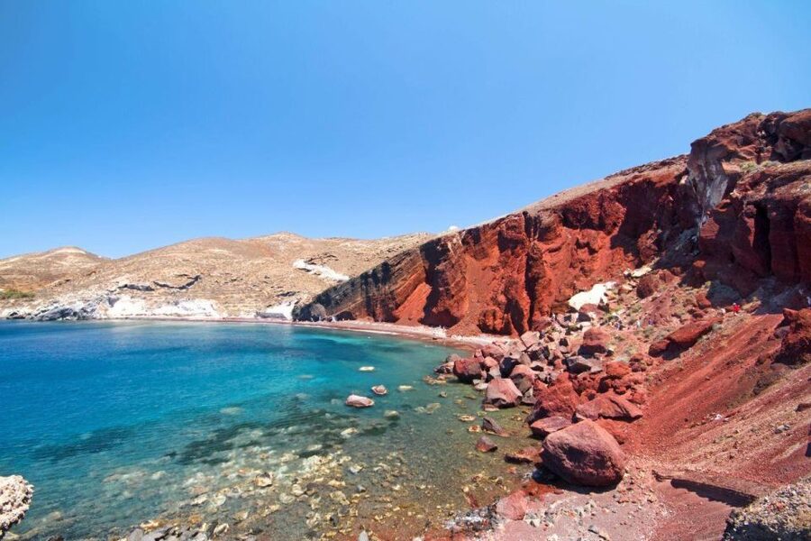 ~ Private full day Santorini road tour ~ - Perivolos brings a slower beach break