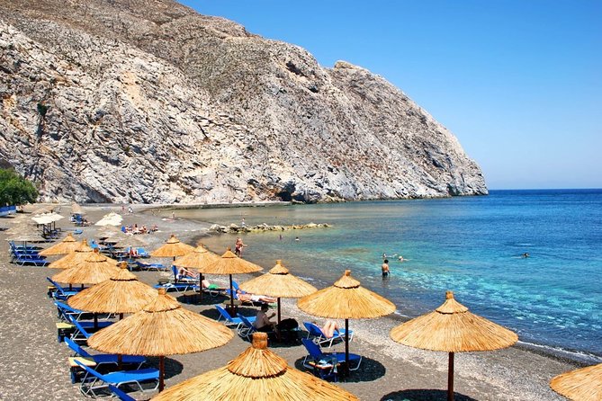 ~PRIVATE Full Day Santorini road tour 8 hours Book with us~ - Santorini’s vineyards and an optional tasting