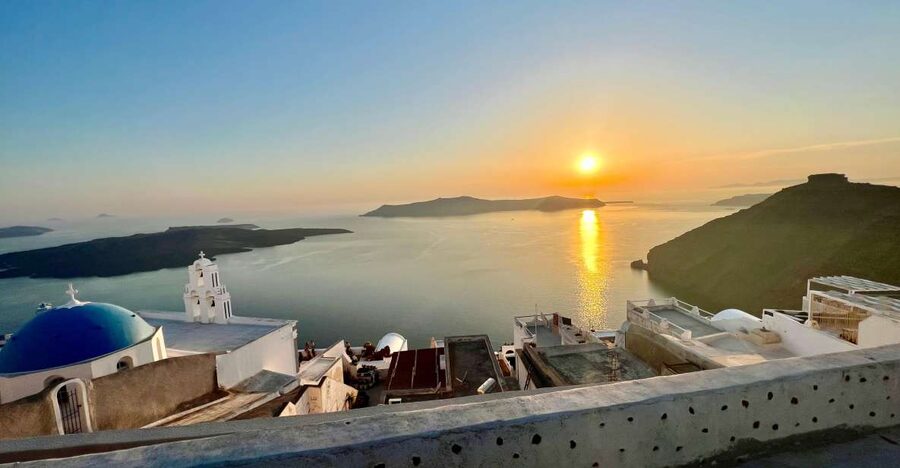 ~ Private full day Santorini road tour ~ - Akrotiri and the red volcanic coast