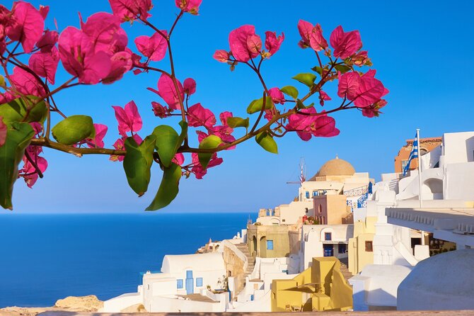 Private Half day - Best of Santorini and Wine Tasting tour - Perissa’s black sand and a welcome pause