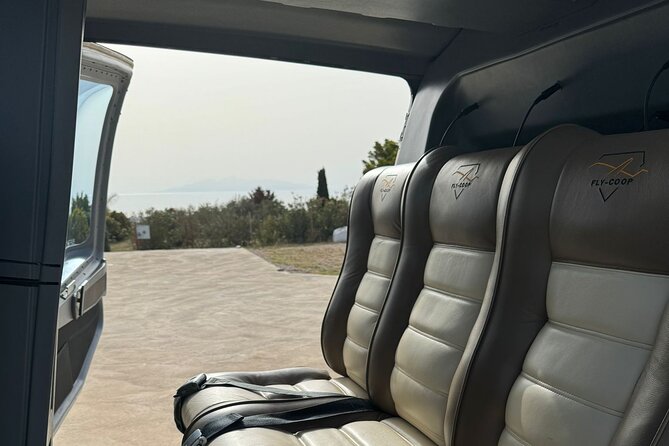 Private Helicopter Tour Santorini 30 minutes - up to 4 passengers - Thira and the caldera rim