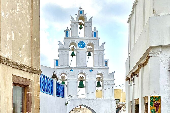 Private Highlights tour: Discover Santorini Like a Local - The blue-domed church stop is brief but useful