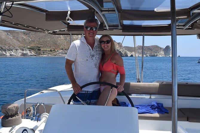 Private Luxury Santorini Catamaran Cruise with Port Pickup - Who should book this Santorini cruise?