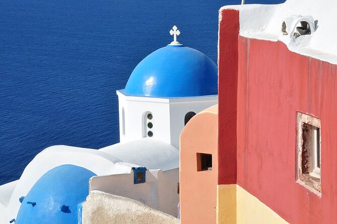 Private Santorini Daytime Wine Tour - OENO P beside the sea near Oia