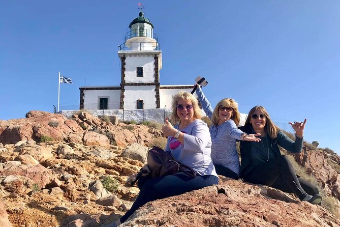 Private Santorini Tailor Made - Choice of the Guest! - Akrotiri combines red rock, a lighthouse, and ancient ruins