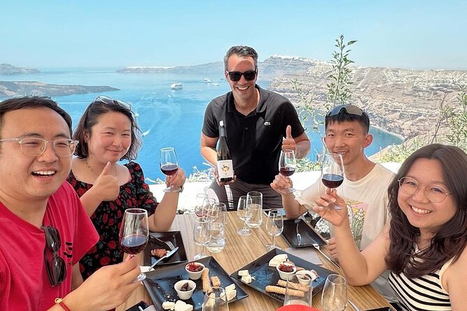 Private Santorini Wine Tour: Explore Top 3 Wineries & Best Views - Food, Dietary Needs, and Drinking Comfortably