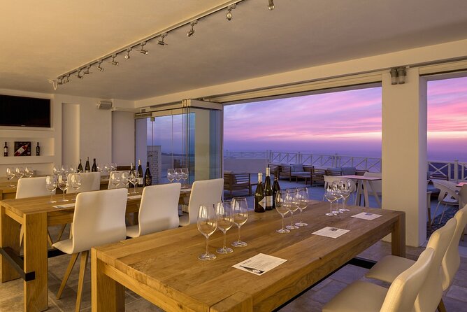 Private Sightseeing Tour with Dinner at Sunset - Santo Wines at sunset: the evening’s main event