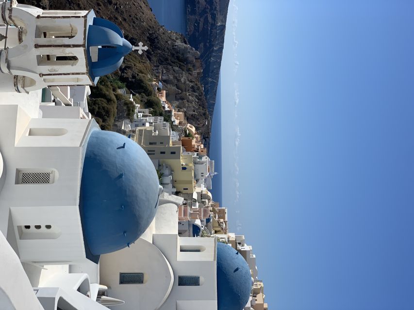 Private Tour of the Famous Blue Domes and Caldera - Oia: blue domes, windmills, and the old castle